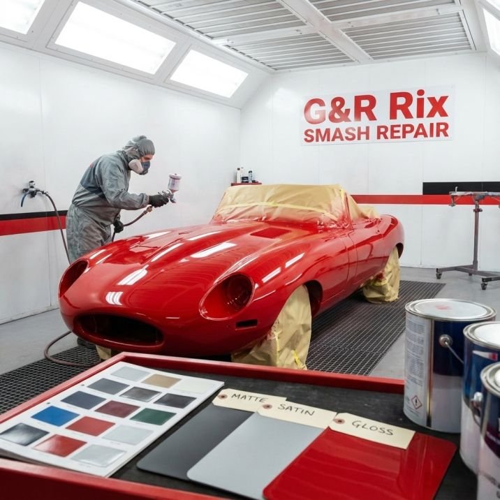 Professional car respray in Liverpool by G&R Rix Smash Repair with premium paint finishes and expert workmanship