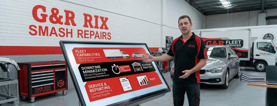 Fleet repair provider in Liverpool by G&R Rix Smash Repair ensuring fast turnaround and reliable vehicle maintenance for business fleets