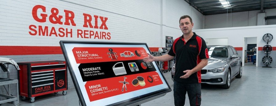 Smash repairs cost in Liverpool explained by G&R Rix Smash Repair showing professional vehicle repair and panel work pricing guide